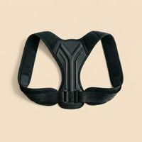 Correcteur de posture Nexa noir avec sangles d'épaules réglables