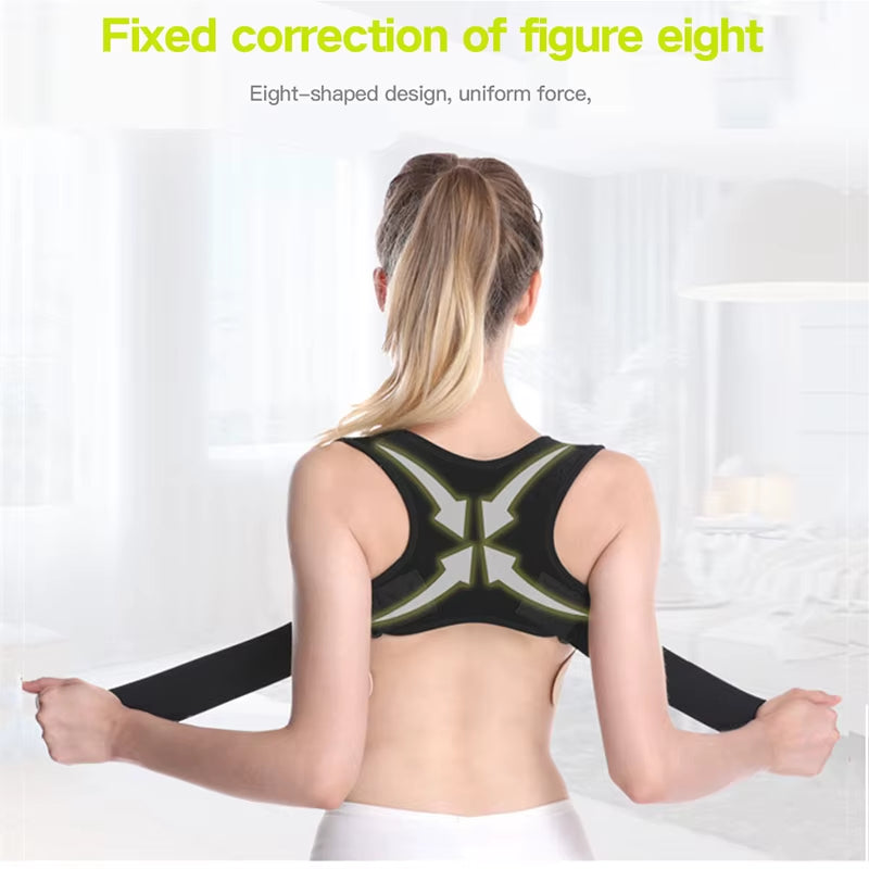 Adjustable Posture Corrector Back Brace Shoulder Support Corrector Prevention Humpback Back Health Care